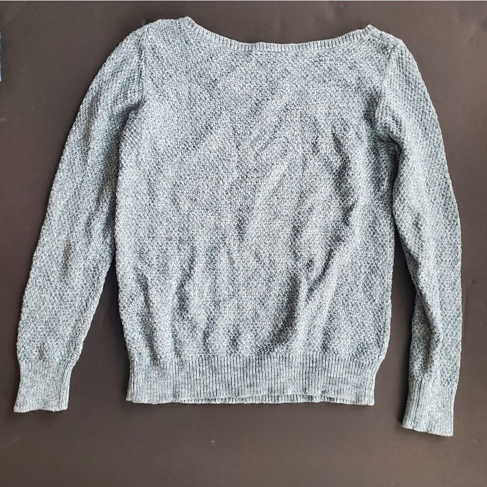Loft Blue Knit Sweater - Picture 6 of 8